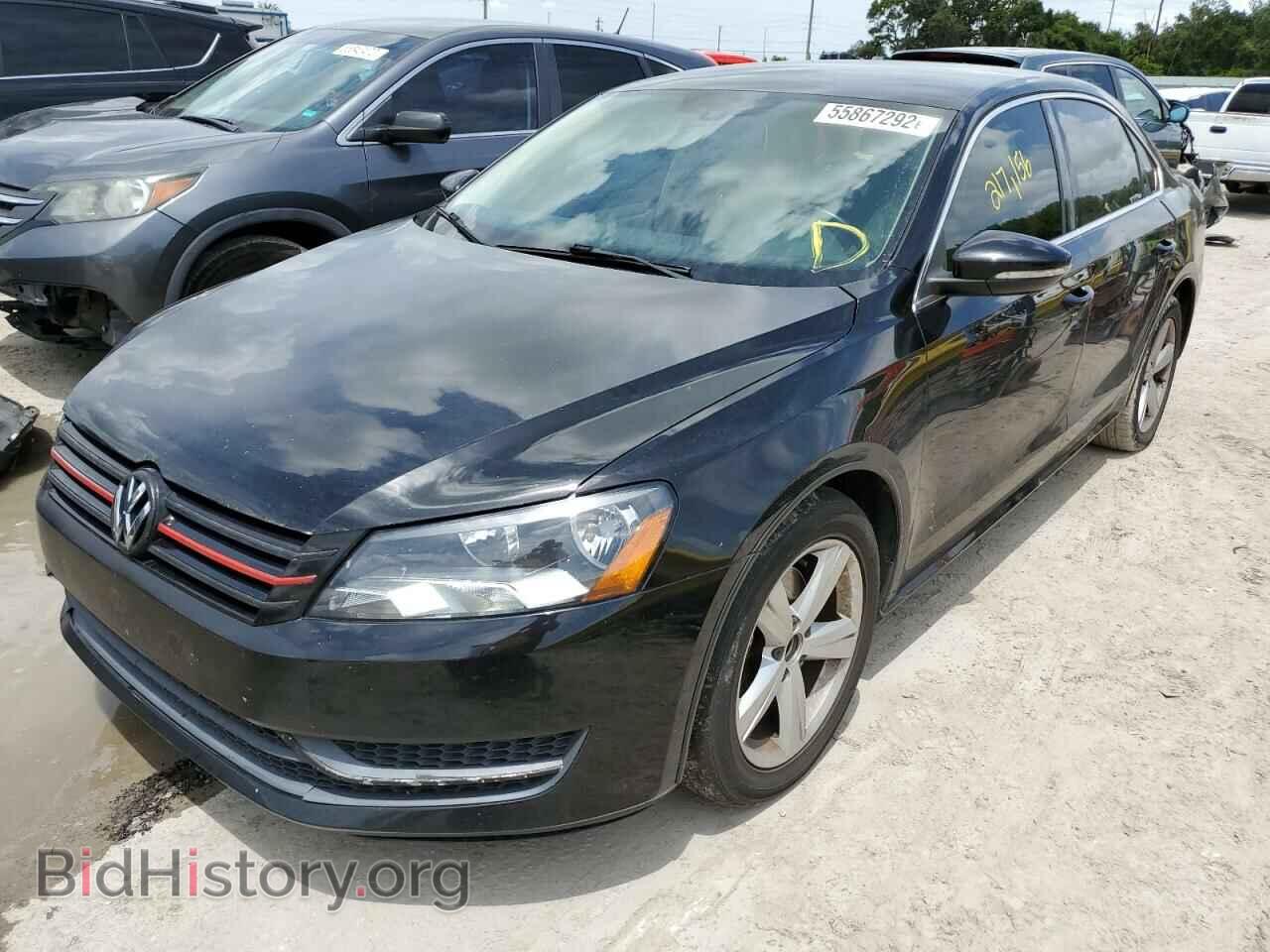 2012 VOLKSWAGEN PASSAT - VIN: 1VWBH7A37CC072459 - Фото 2