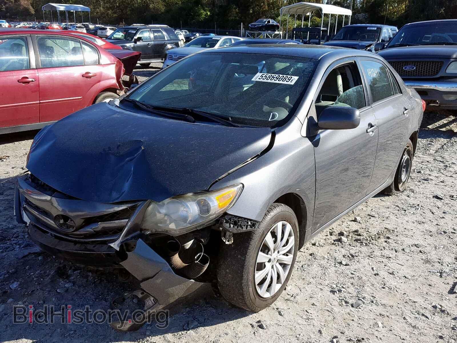 2012 TOYOTA COROLLA BA - VIN: 2T1BU4EE4CC866352 - Фото 2