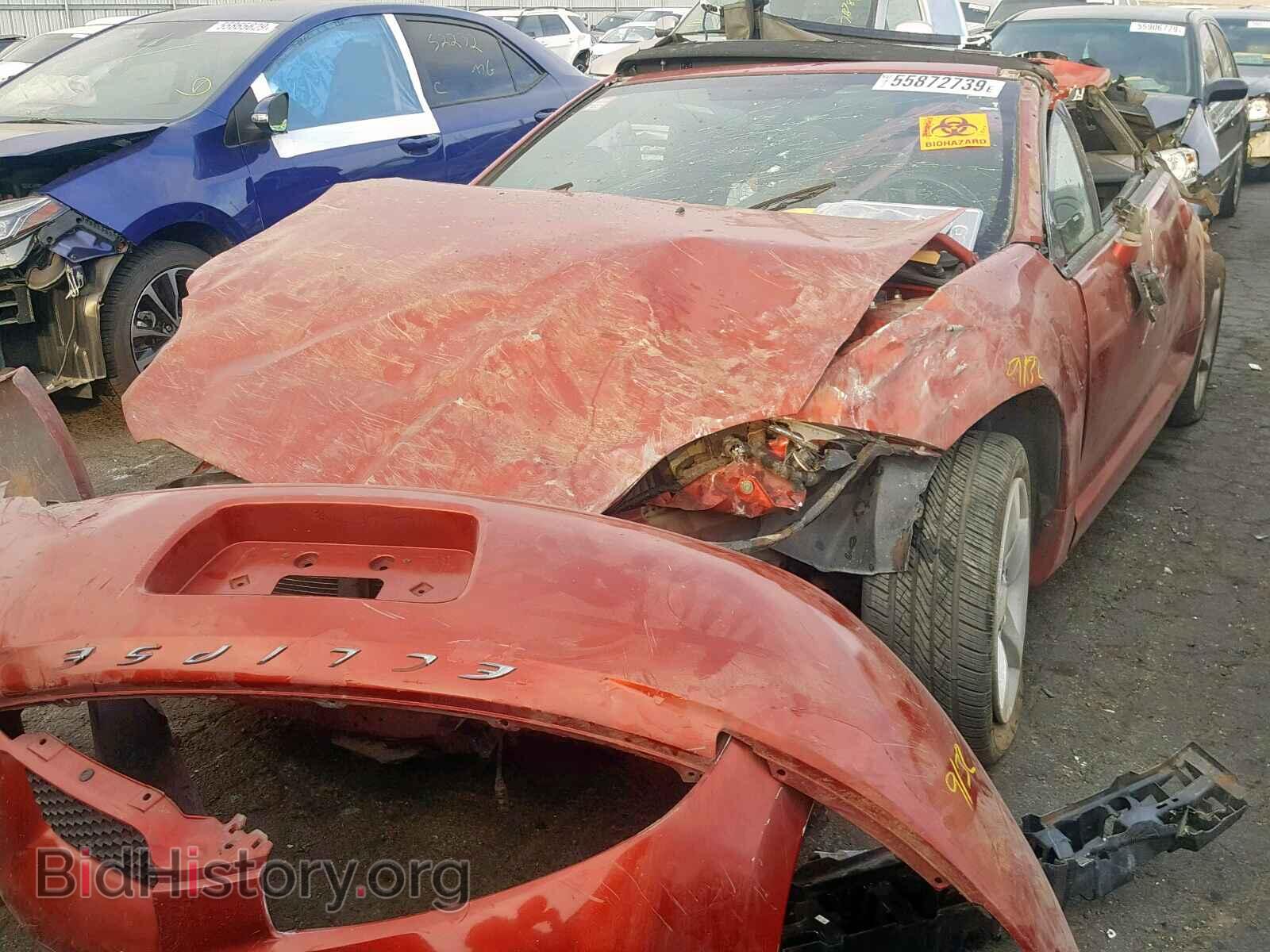 2008 MITSUBISHI ECLIPSE - VIN: 4A3AL25F38E026351 - Фото 2