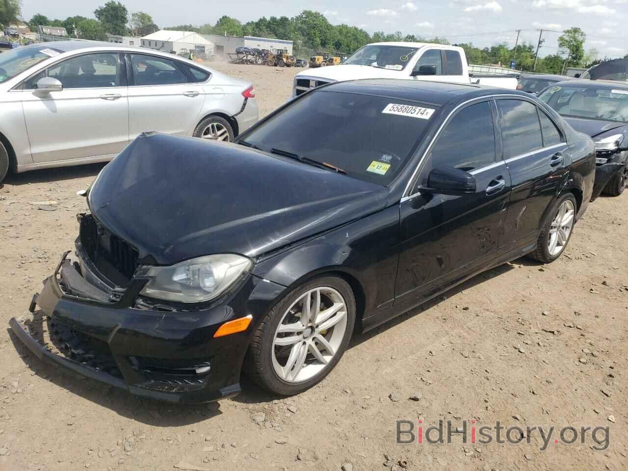 Photo WDDGF8BB4CR226977 - MERCEDES-BENZ C-CLASS 2012