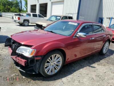 2012 Chrysler 300 Limited, темно-бордовый — VIN 2C3CCACG7CH227242, Copart