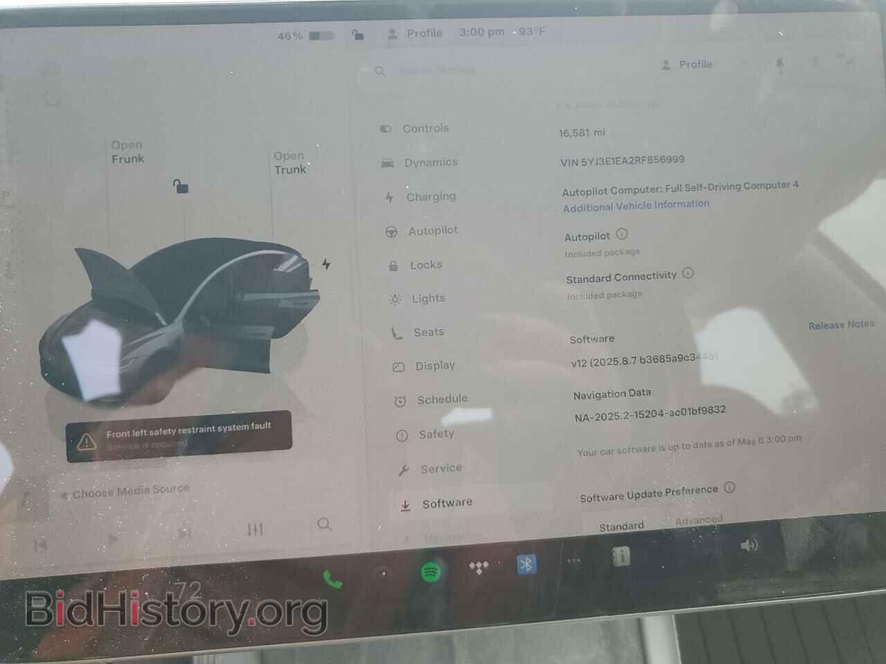 2024 TESLA MODEL 3 - VIN: 5YJ3E1EA2RF856999 - Фото 9