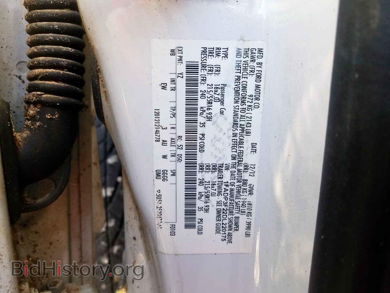 2013 FORD FOCUS SE - VIN: 1FADP3F22DL220175 - Photo 10