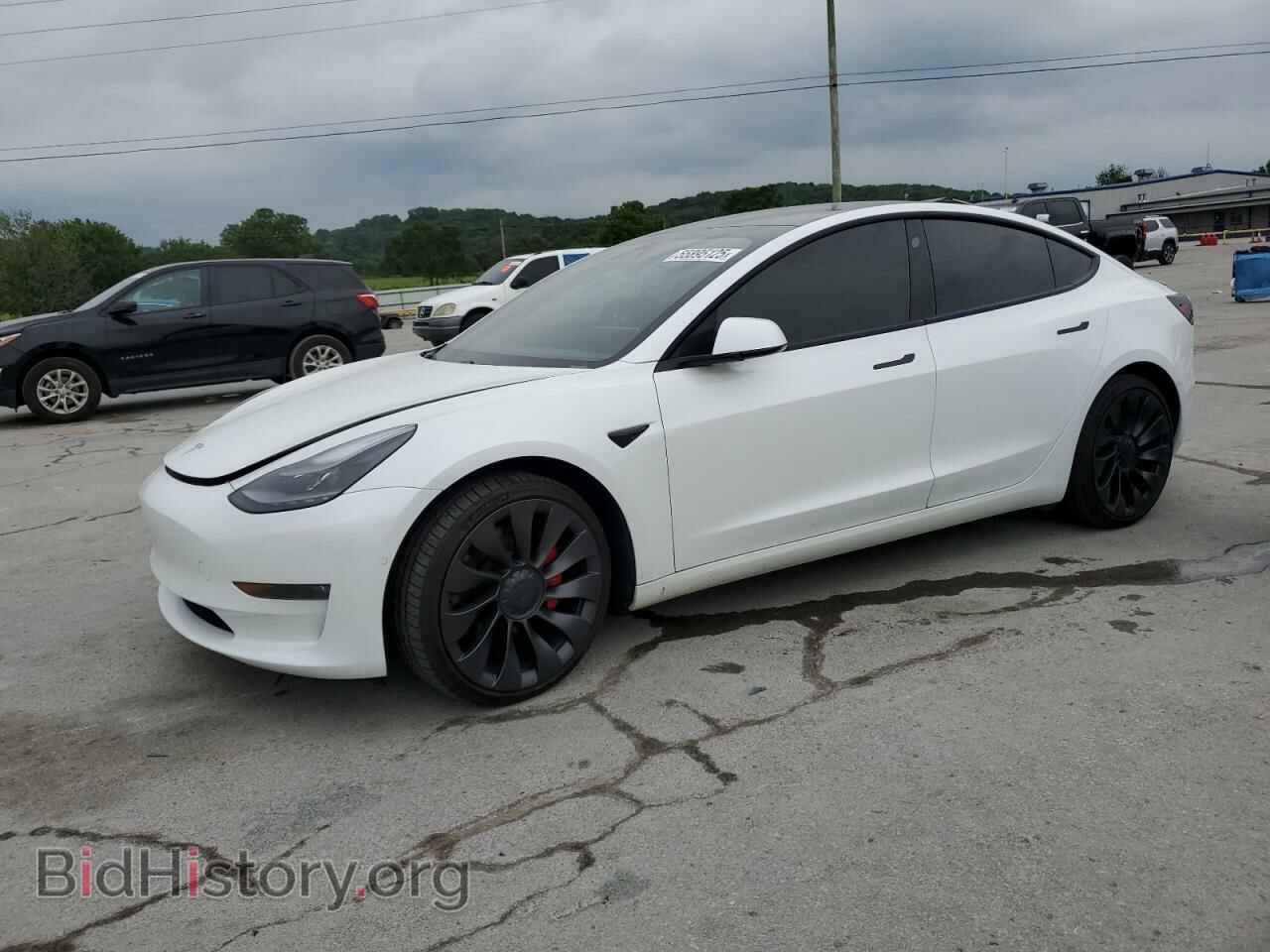 Photo 5YJ3E1EC3MF984923 - TESLA MODEL 3 2021