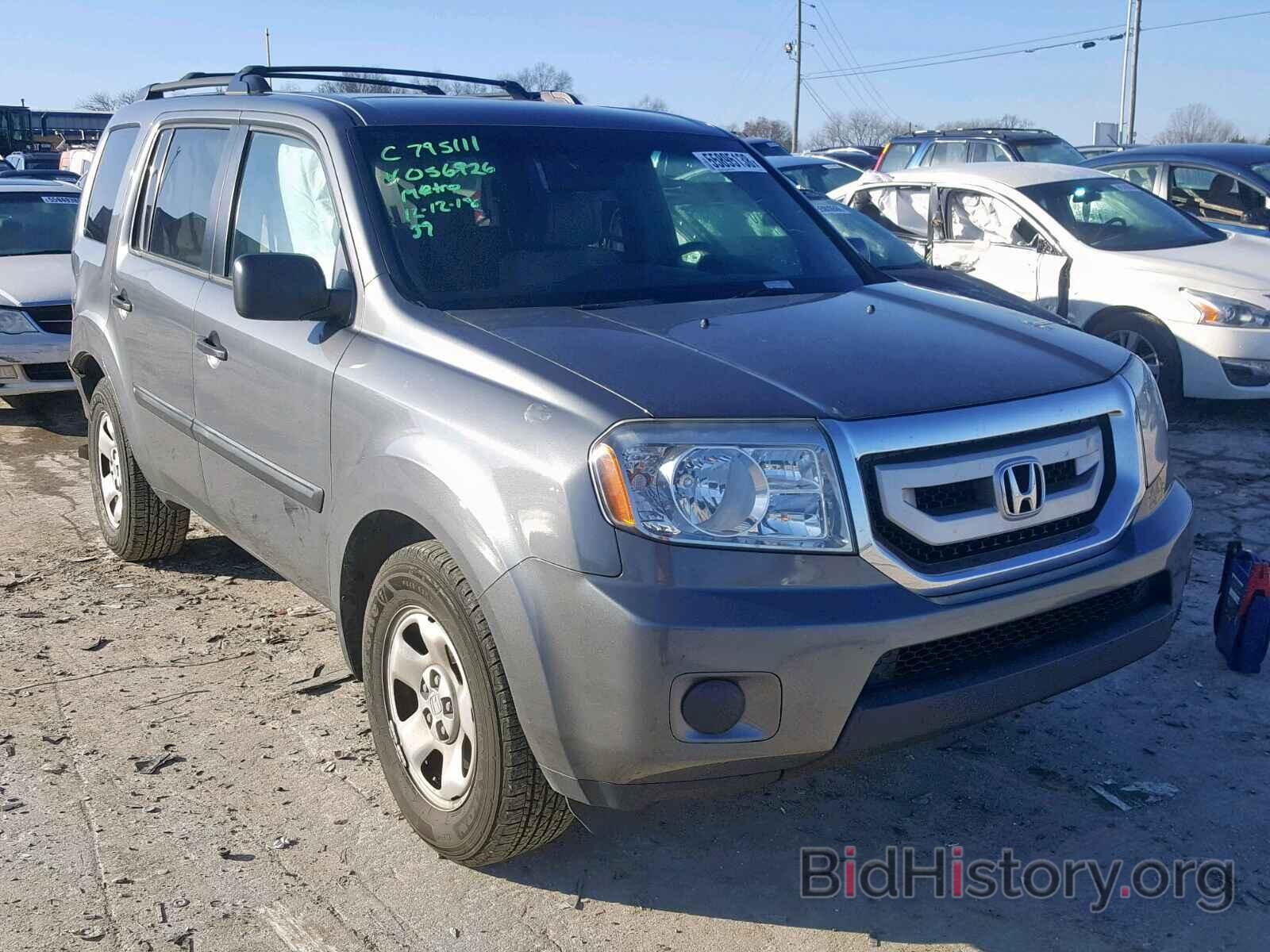 Photo 5FNYF3H26BB056926 - HONDA PILOT LX 2011