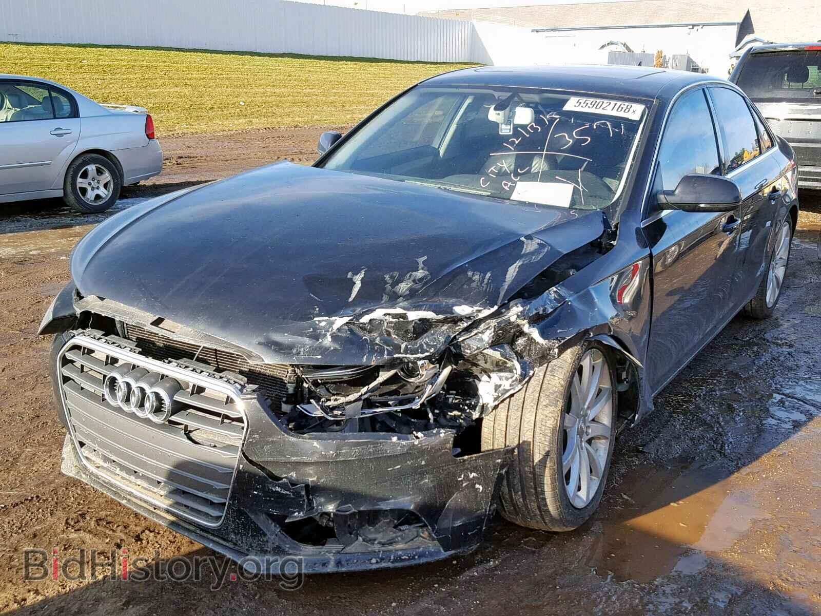 2013 AUDI A4 - VIN: WAUFFAFL4DN003571 - Фото 2