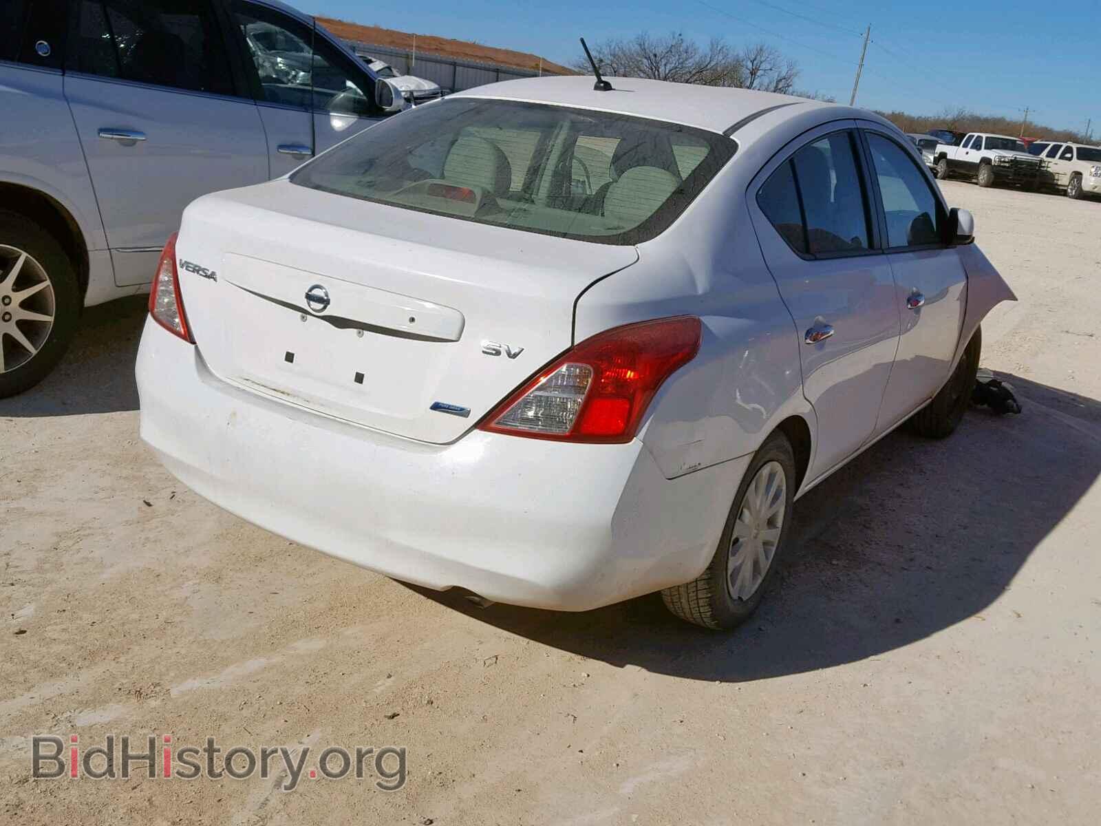 2012 NISSAN VERSA - VIN: 3N1CN7AP1CL823226 - Фото 4