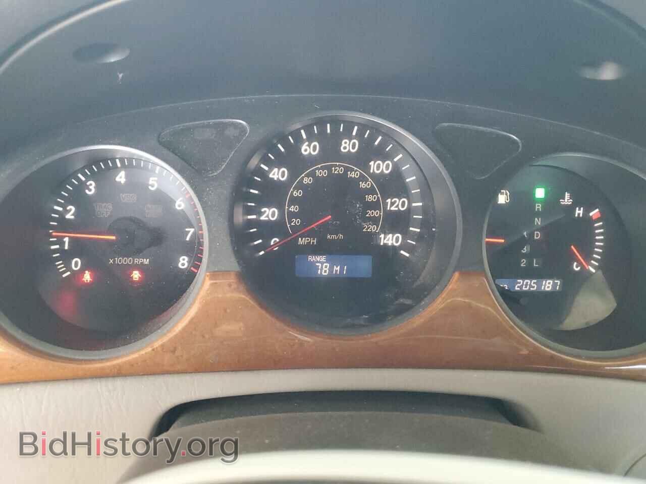 2005 LEXUS ES330 - VIN: JTHBA30G755089952 - Фото 9