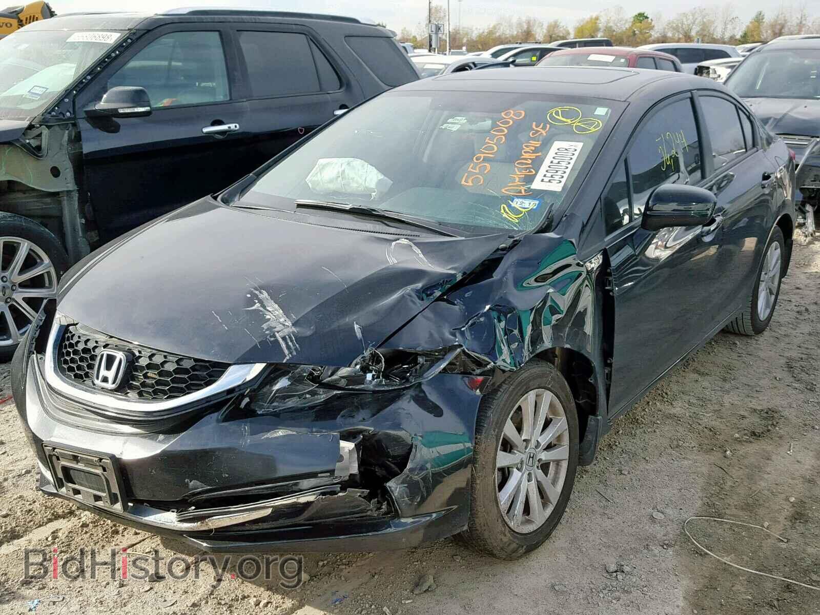 2014 HONDA CIVIC - VIN: 19XFB2F83EE004409 - Фото 2