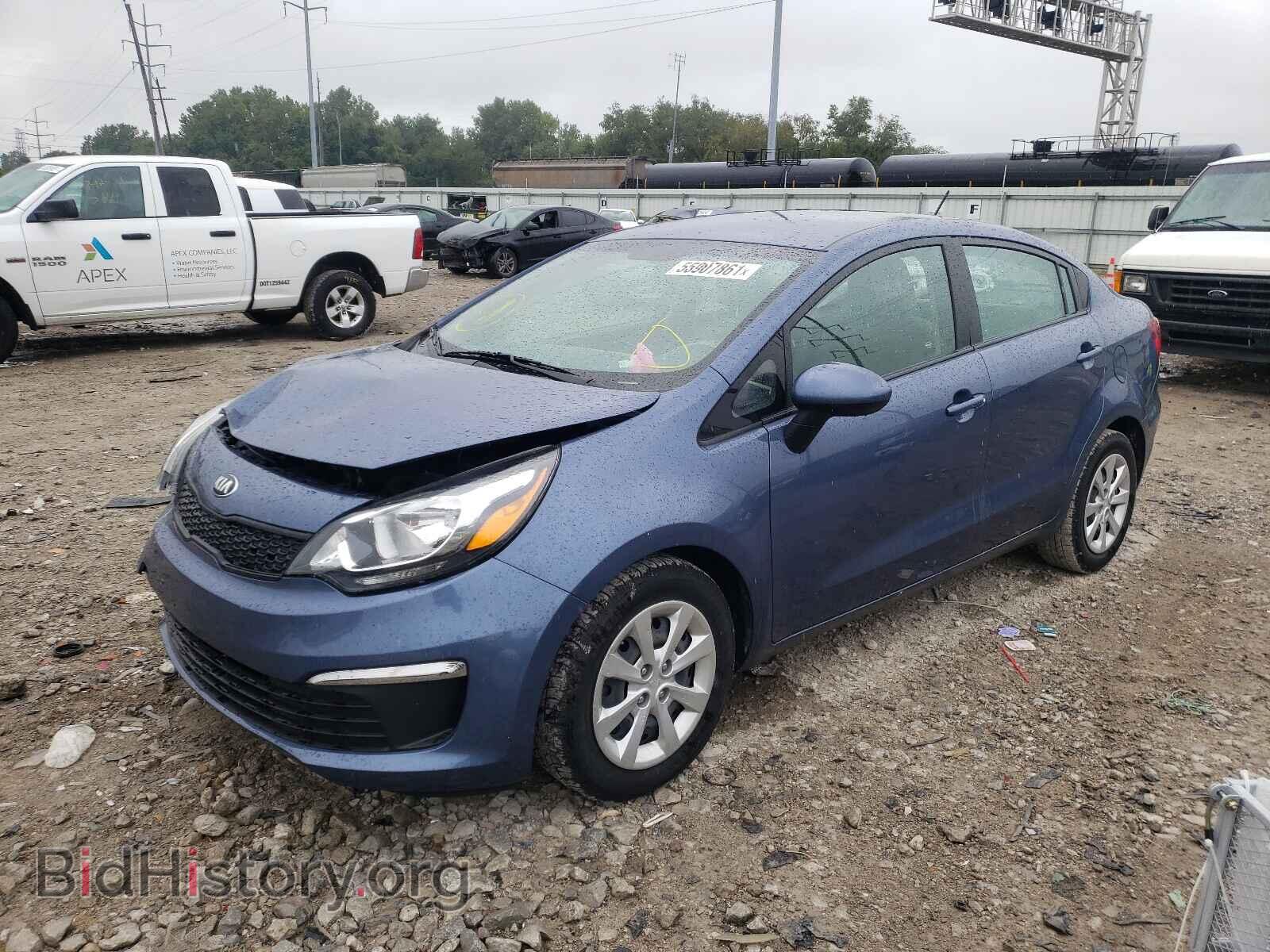 2016 KIA RIO - VIN: KNADM4A32G6620987 - Фото 2
