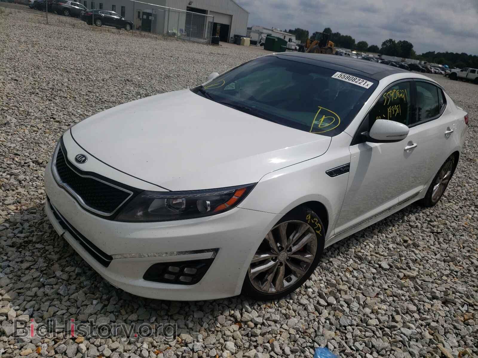 2015 KIA OPTIMA - VIN: 5XXGR4A67FG402135 - Фото 2