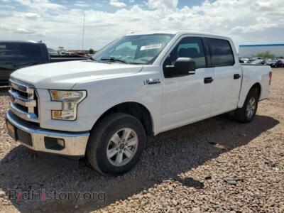 2017 Ford F-150 SUPERCREW, white — VIN 1FTEW1C84HFA35547, Copart