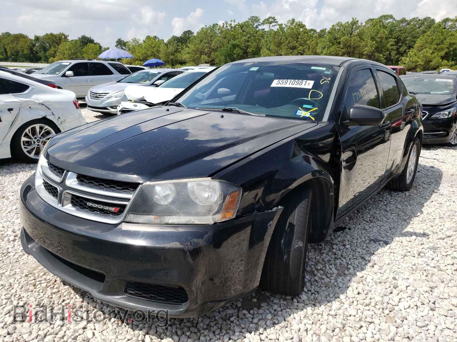 2012 DODGE AVENGER - VIN: 1C3CDZCB7CN206933 - Фото 2