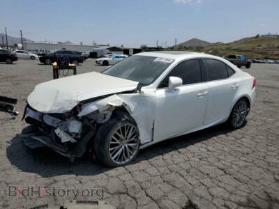 2014 Lexus IS 250, белый — VIN JTHBF1D23E5001239, Copart