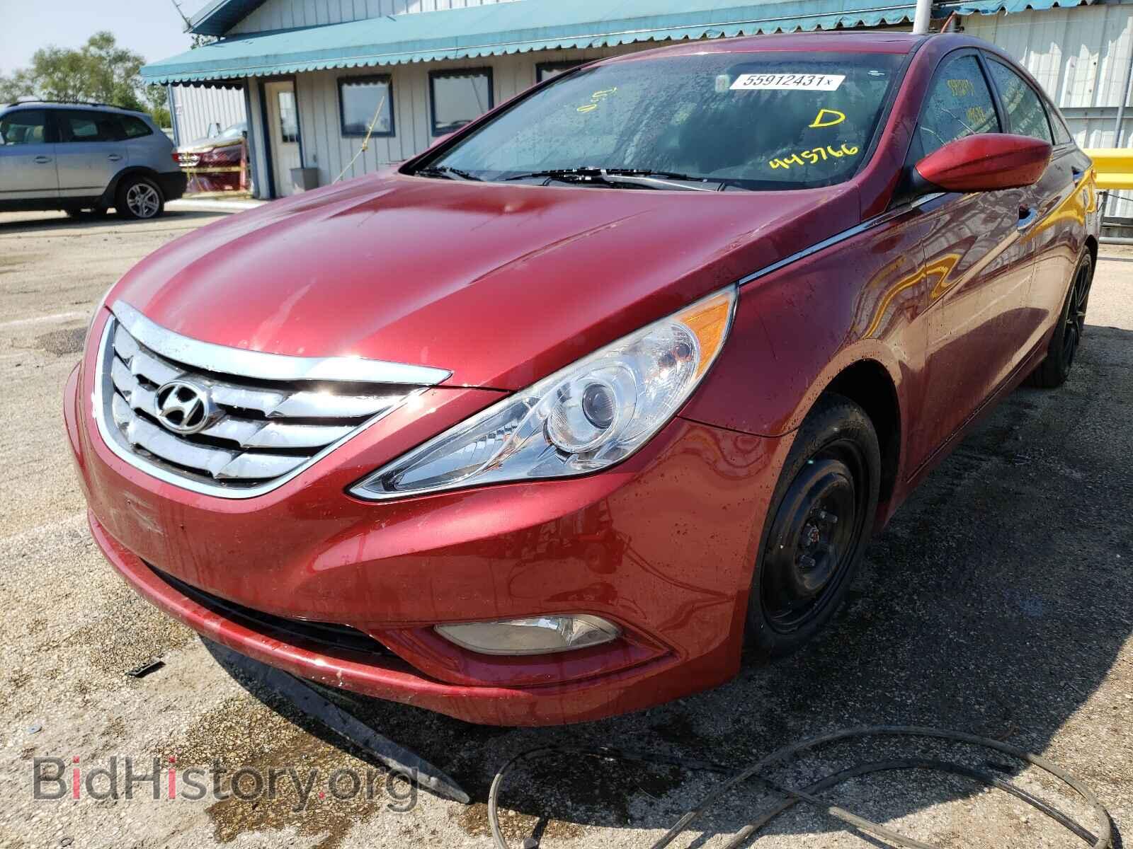 2012 HYUNDAI SONATA - VIN: 5NPEC4AB7CH445766 - Фото 2