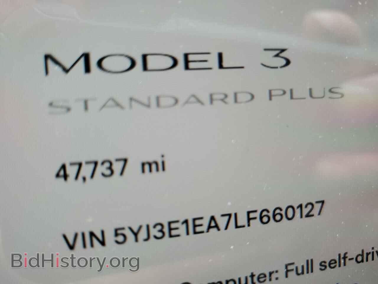 2020 TESLA MODEL 3 - VIN: 5YJ3E1EA7LF660127 - Фото 8