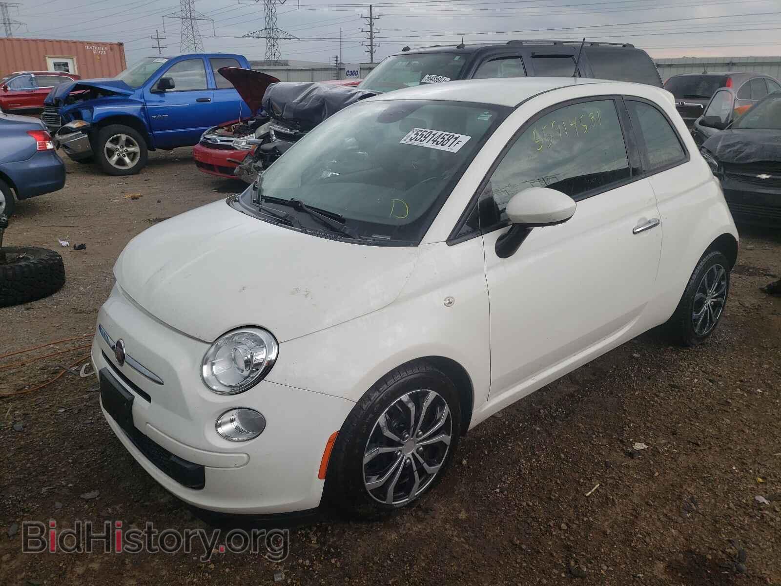 2015 FIAT 500 - VIN: 3C3CFFAR8FT603628 - Фото 2