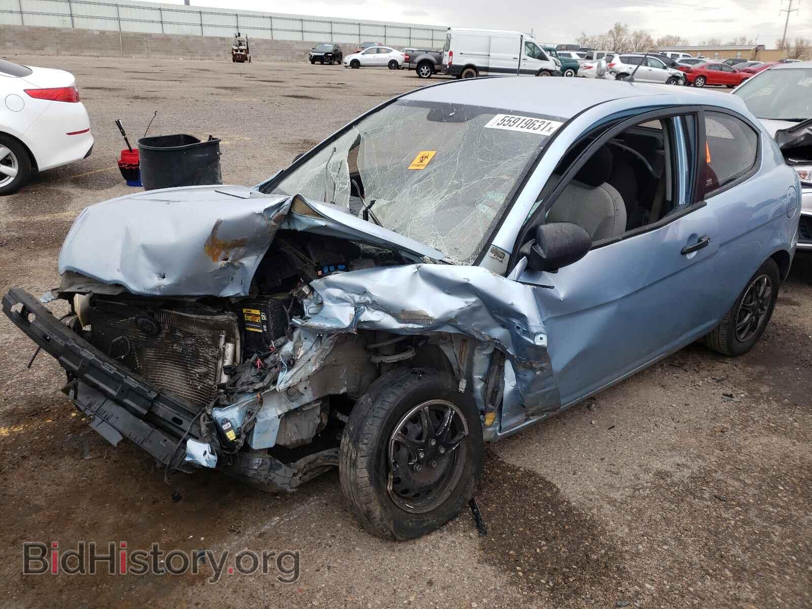2007 HYUNDAI ACCENT - VIN: KMHCM36C37U003672 - Фото 2