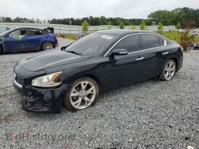 2012 Nissan MAXIMA S, black — VIN 1N4AA5AP2CC837089, Copart