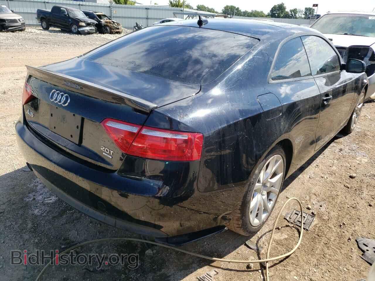 2012 AUDI A5 - VIN: WAUCFAFR9CA000825 - Photo 4