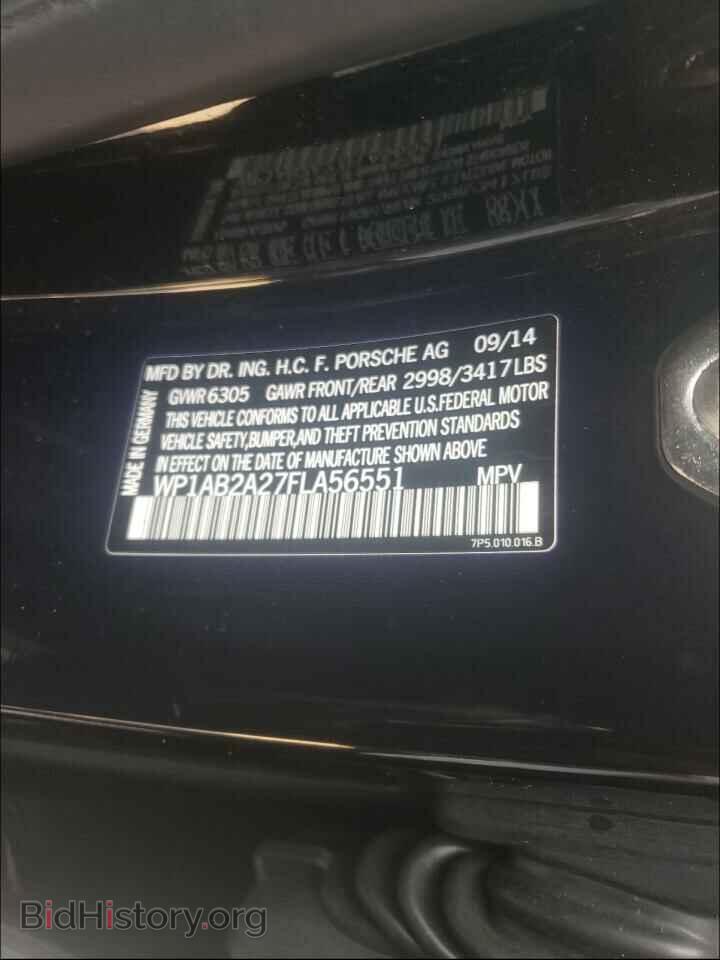 2015 PORSCHE CAYENNE - VIN: WP1AB2A27FLA56551 - Фото 10
