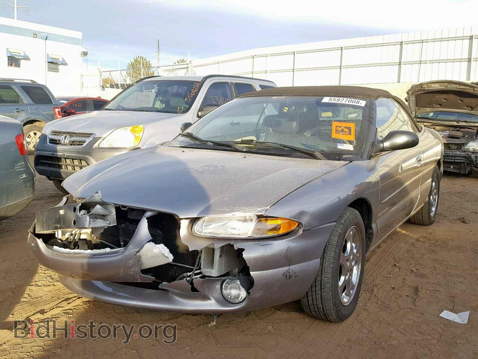 1998 CHRYSLER SEBRING - VIN: 3C3EL55H6WT333571 - Фото 2