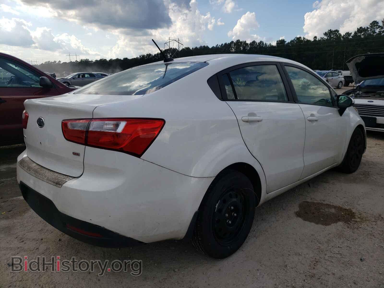 2013 KIA RIO - VIN: KNADM4A34D6118736 - Фото 4