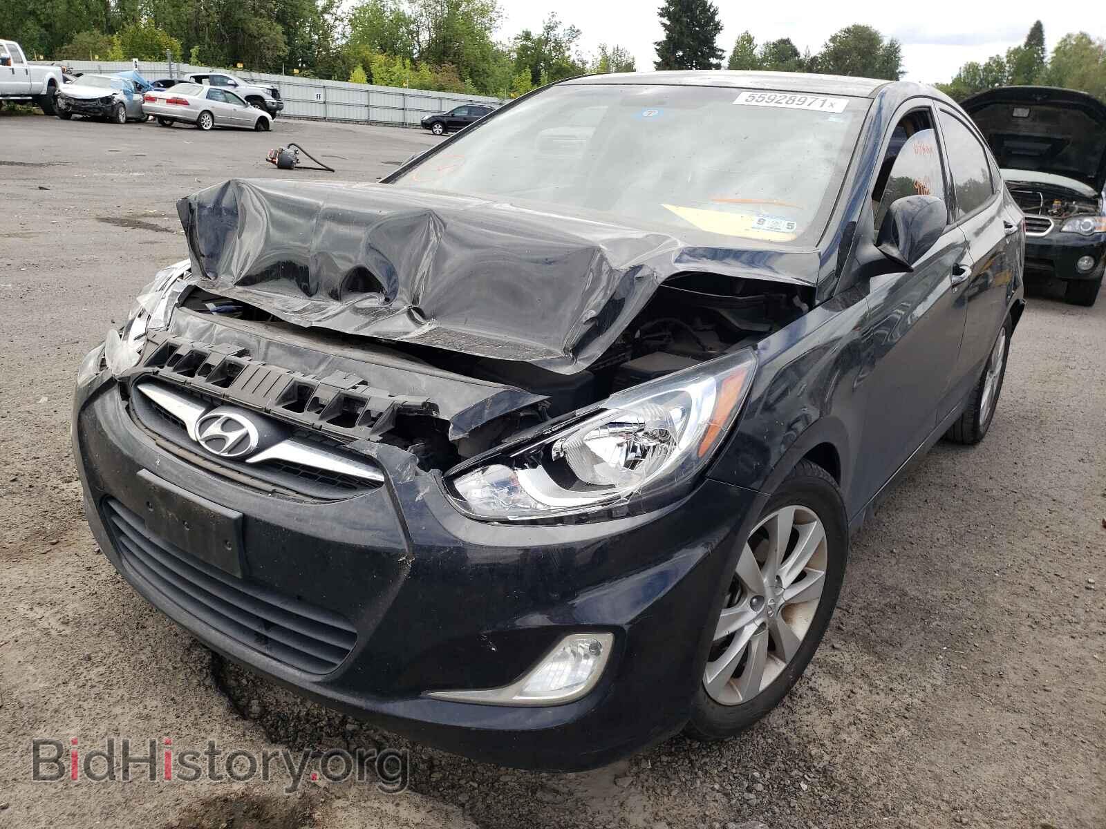 2012 HYUNDAI ACCENT - VIN: KMHCU4AE7CU097015 - Фото 2