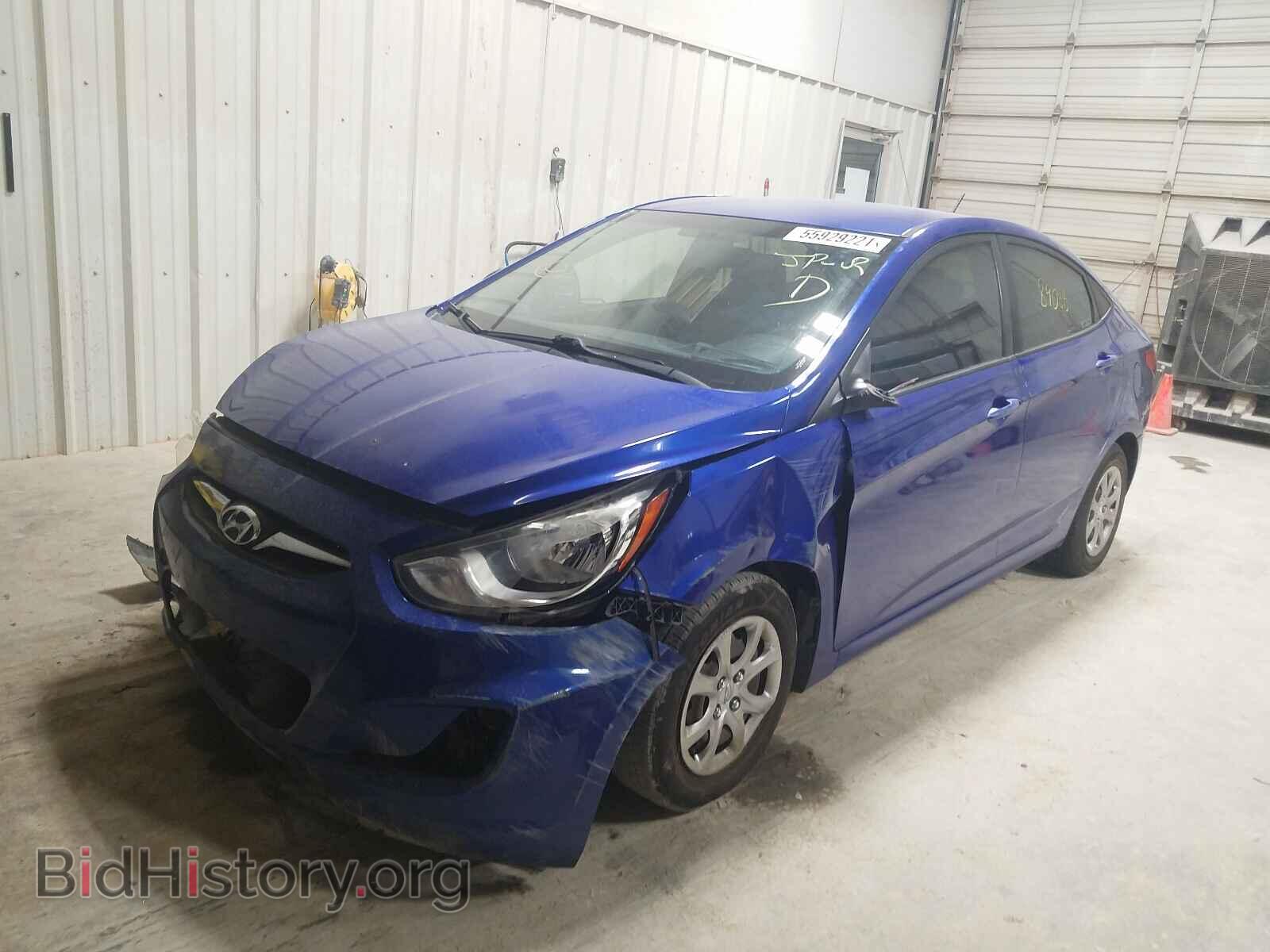 2014 HYUNDAI ACCENT - VIN: KMHCT4AEXEU710959 - Фото 2