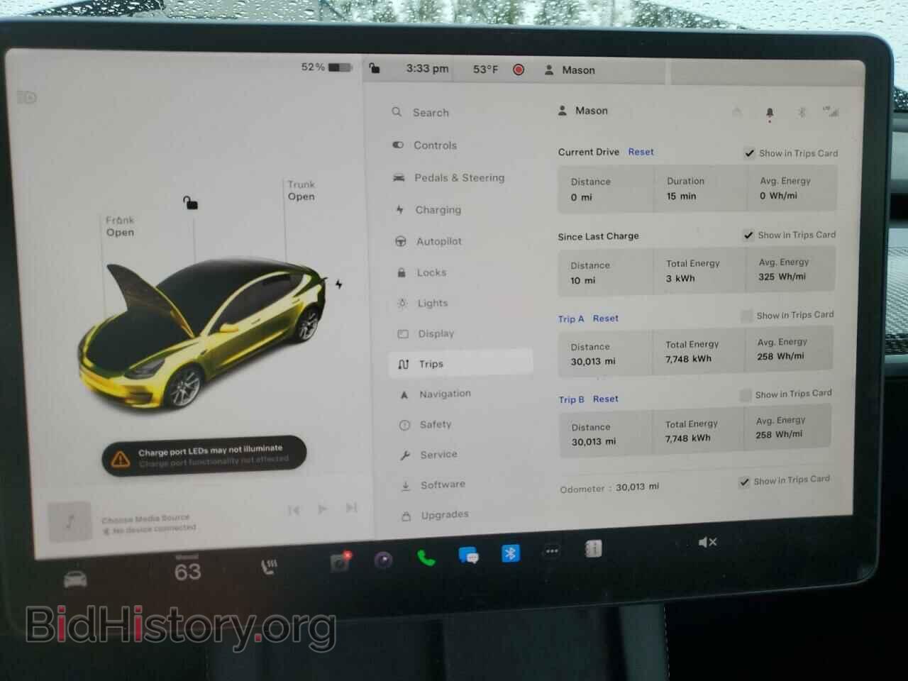 2022 TESLA MODEL 3 - VIN: 5YJ3E1EB1NF163005 - Фото 9