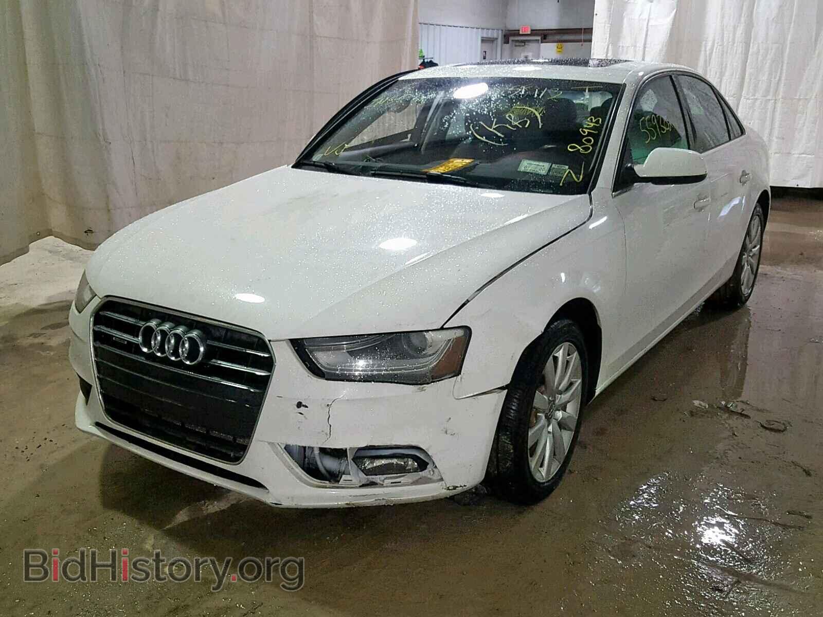 2013 AUDI A4 - VIN: WAUBFAFL1DA171500 - Фото 2