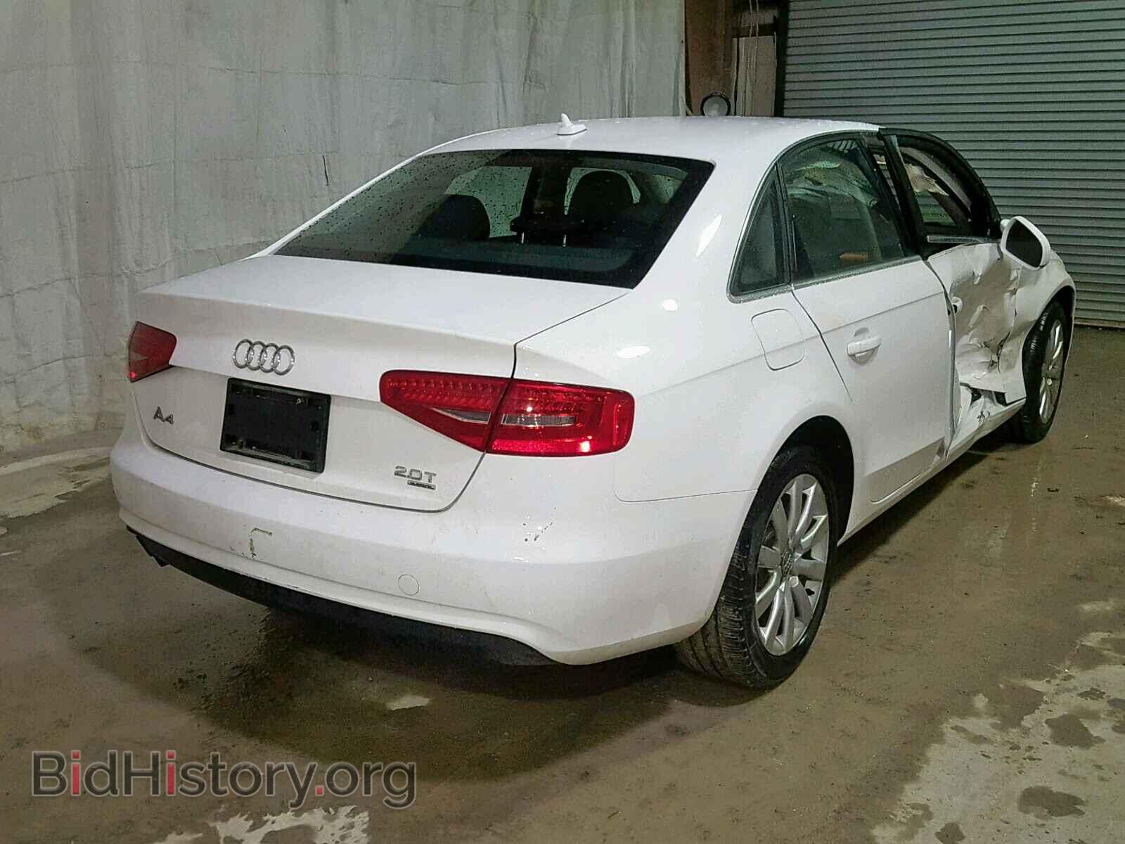 2013 AUDI A4 - VIN: WAUBFAFL1DA171500 - Фото 4