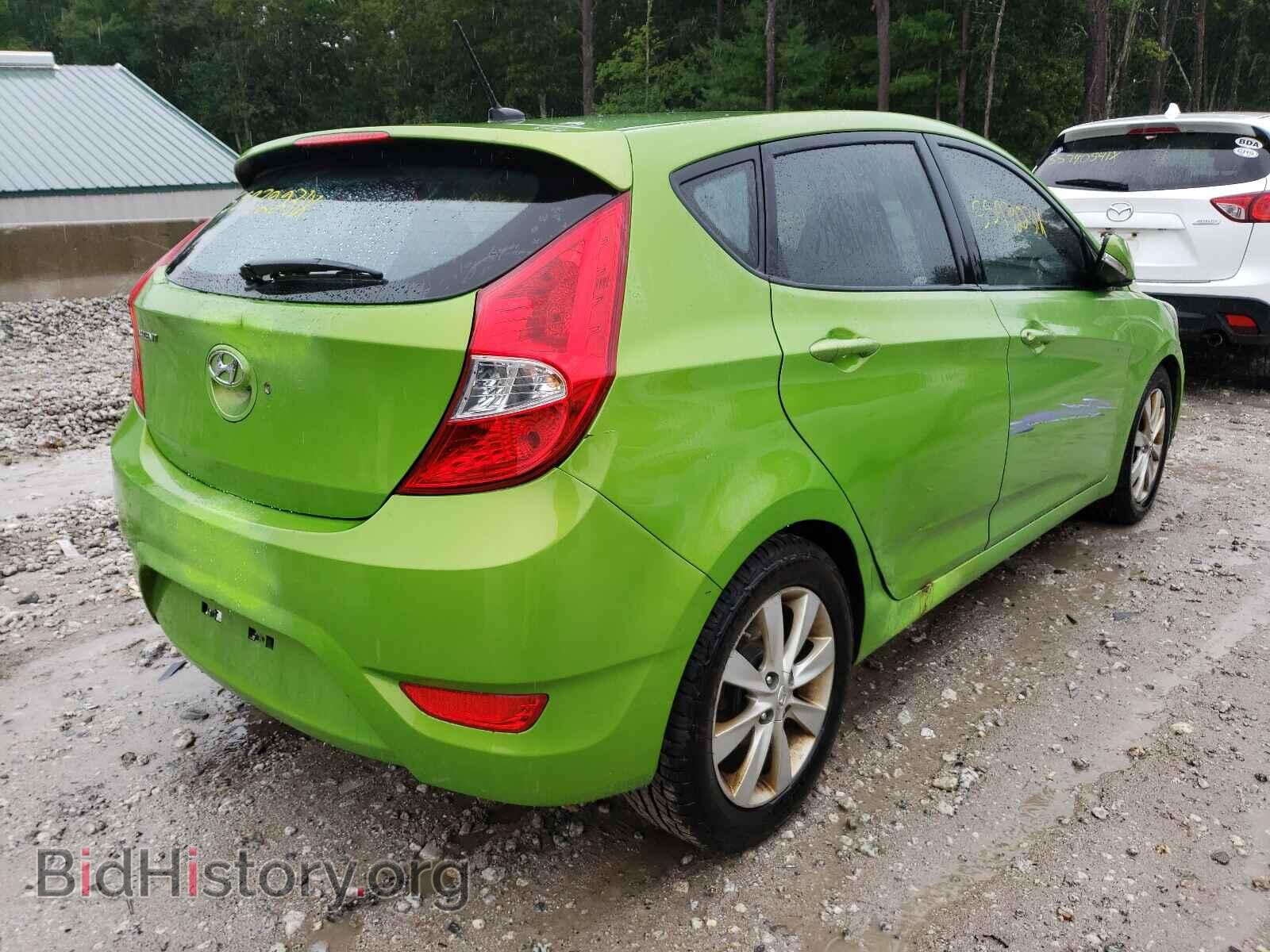 2013 HYUNDAI ACCENT - VIN: KMHCU5AEXDU066557 - Фото 4