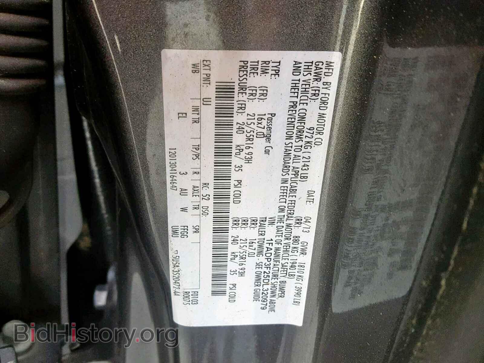 2013 FORD FOCUS - VIN: 1FADP3F25DL320979 - Photo 10