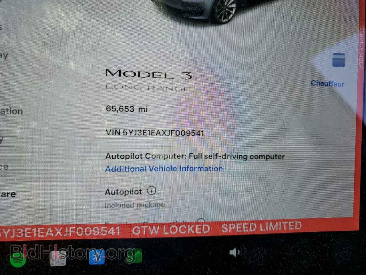 2018 TESLA MODEL 3 - VIN: 5YJ3E1EAXJF009541 - Фото 9