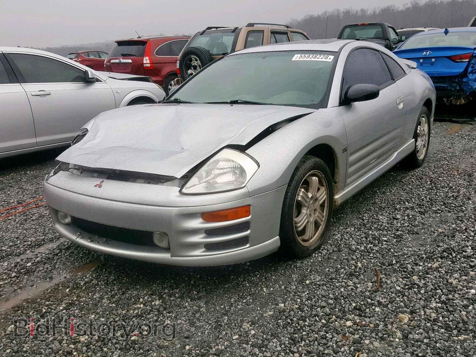 2000 MITSUBISHI ECLIPSE - VIN: 4A3AC84L2YE076426 - Фото 2