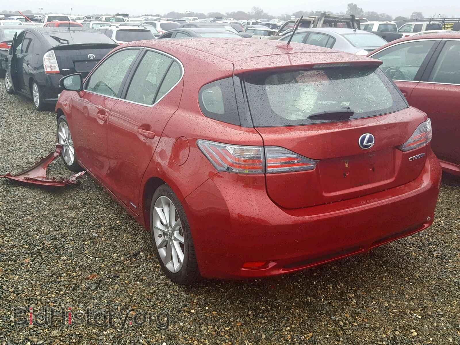 2011 LEXUS CT 200 - VIN: JTHKD5BH9B2036143 - Фото 3