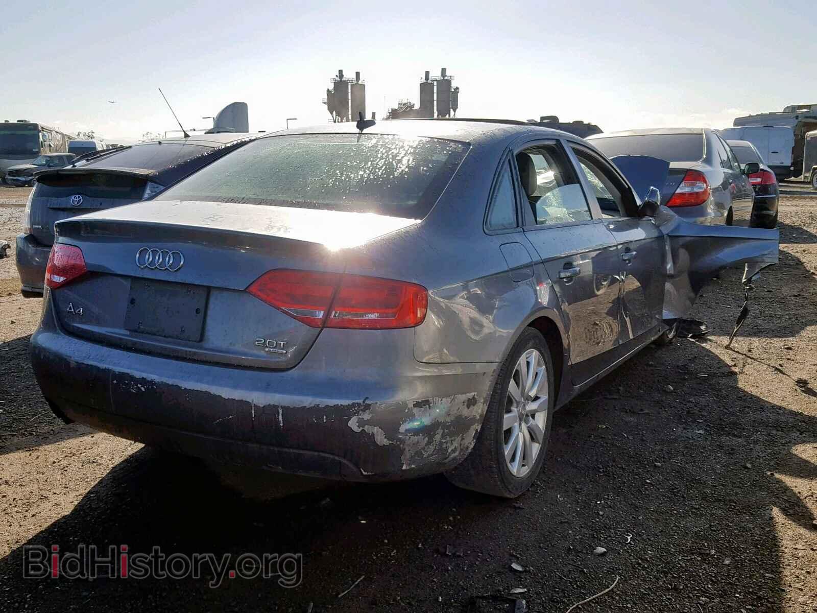 2012 AUDI A4 - VIN: WAUBFAFL5CA114683 - Фото 4
