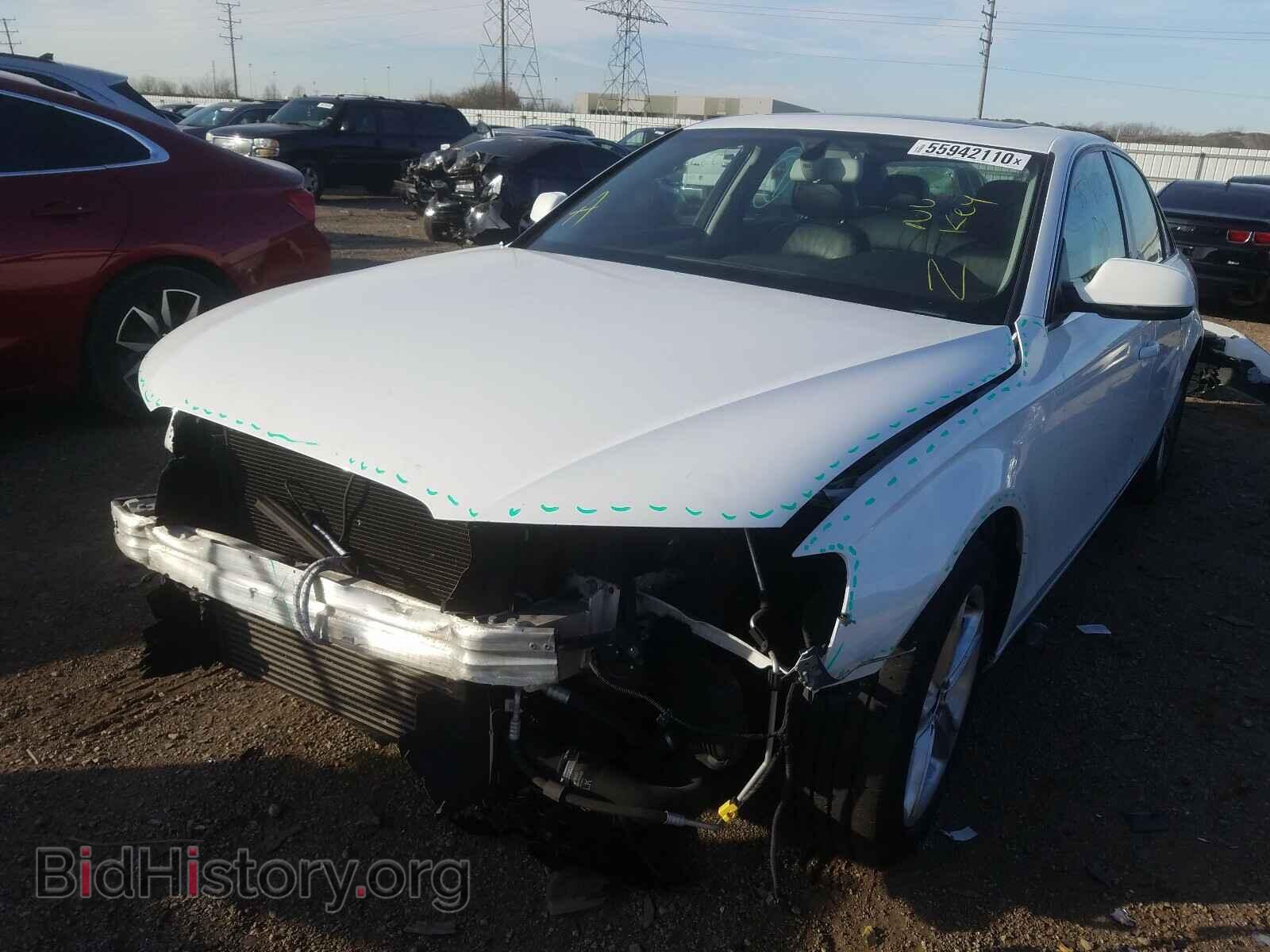 2013 AUDI A4 - VIN: WAUBFAFL5DN012729 - Фото 2