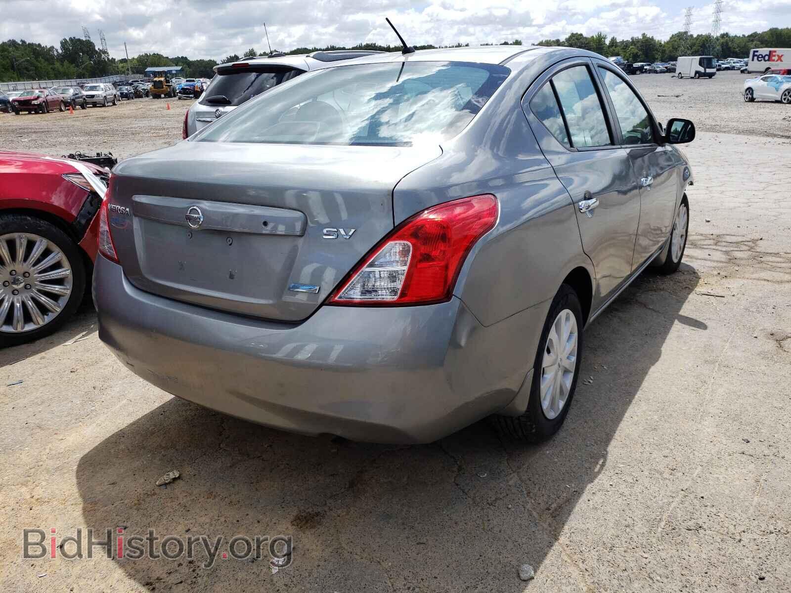 2012 NISSAN VERSA - VIN: 3N1CN7APXCL938939 - Фото 4
