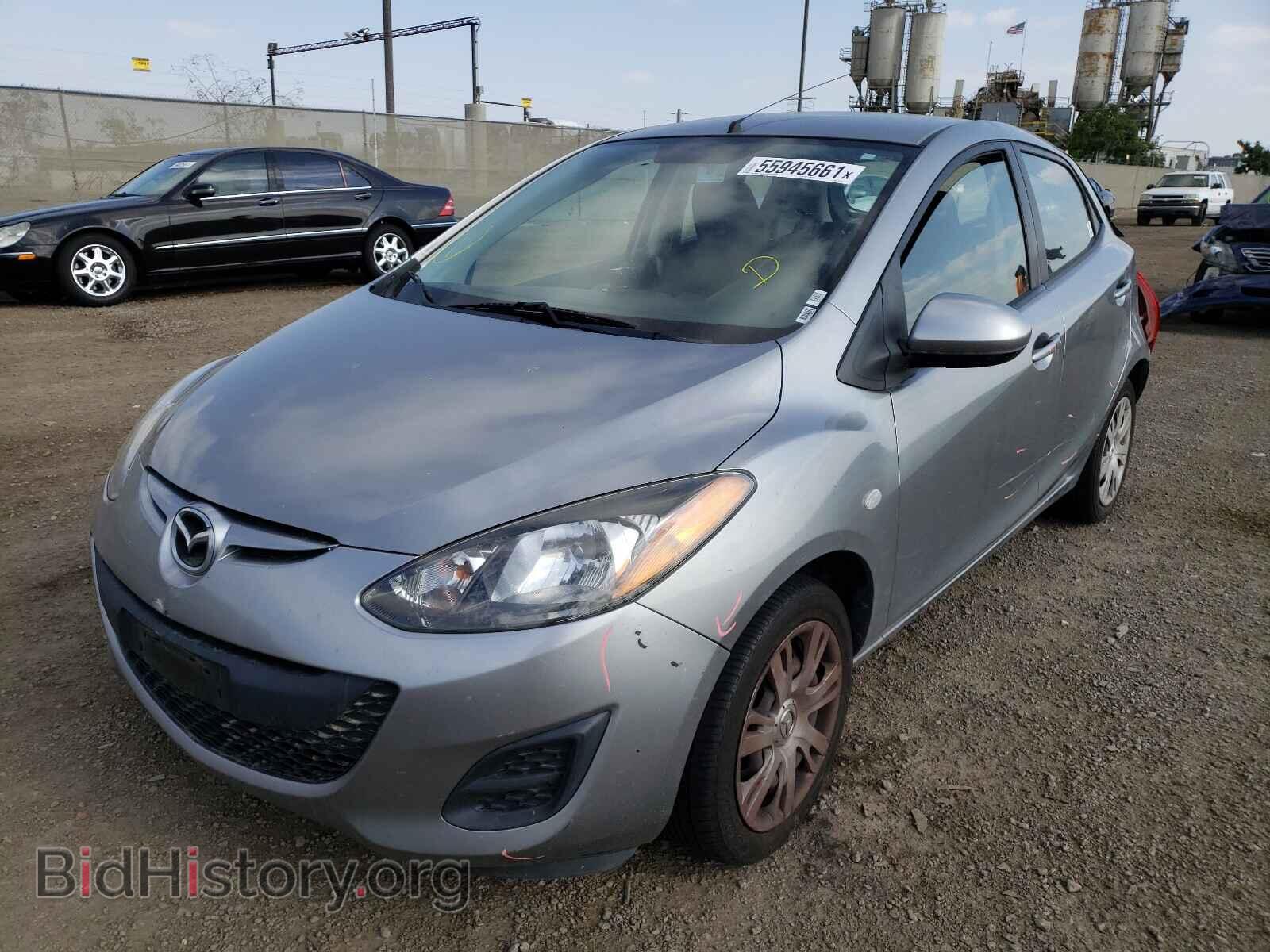 2014 MAZDA 2 - VIN: JM1DE1KZ7E0187197 - Фото 2