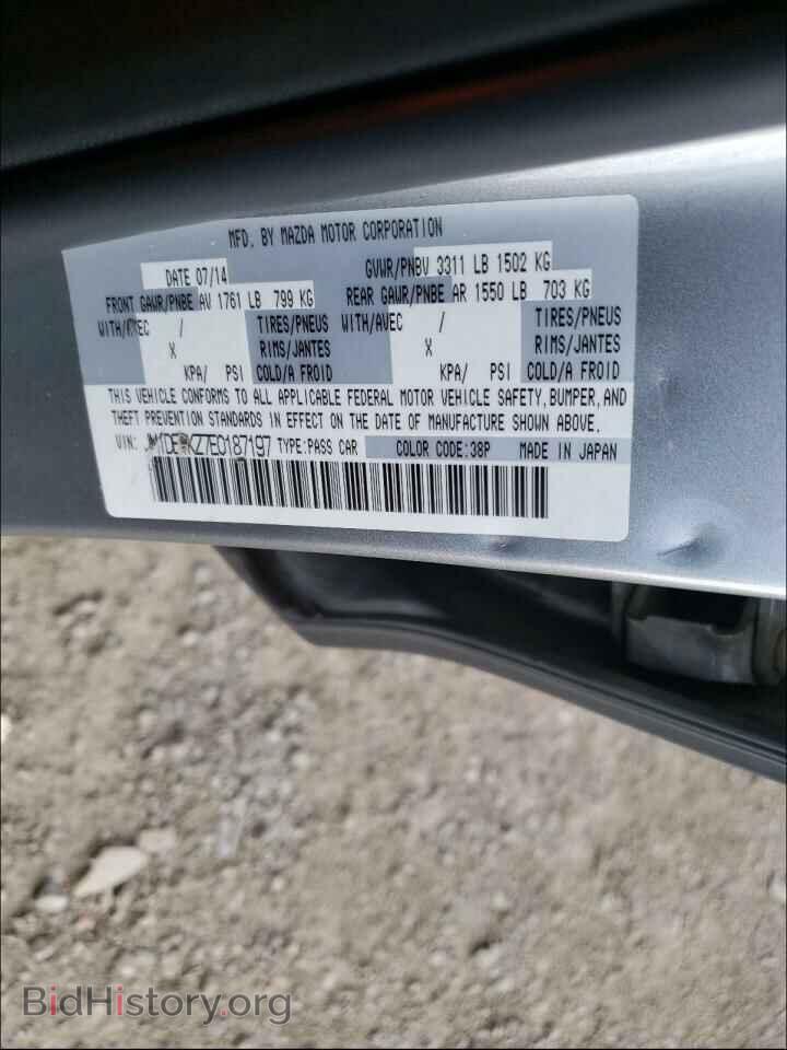 2014 MAZDA 2 - VIN: JM1DE1KZ7E0187197 - Фото 10