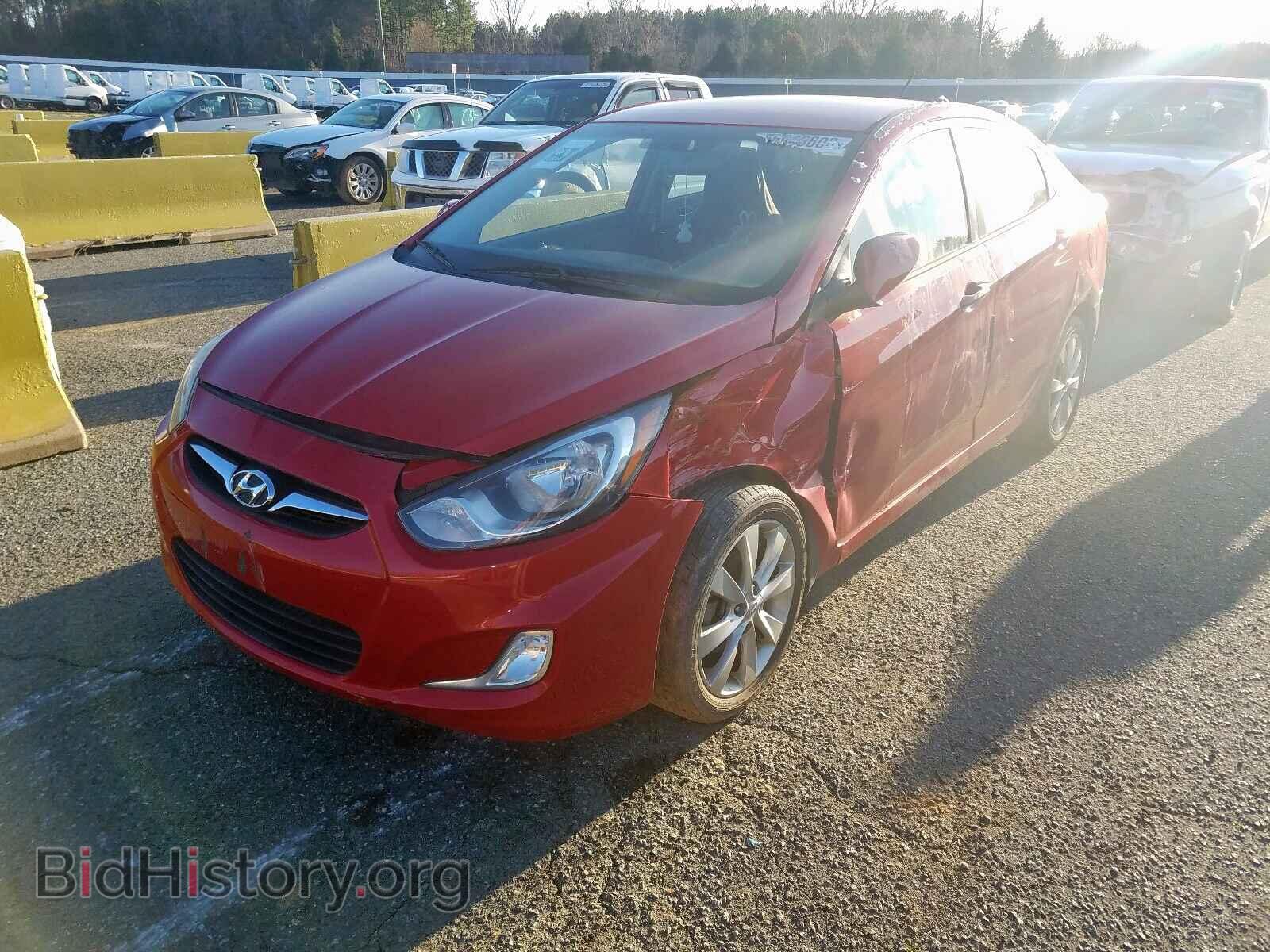2012 HYUNDAI ACCENT - VIN: KMHCU4AE2CU181906 - Фото 2