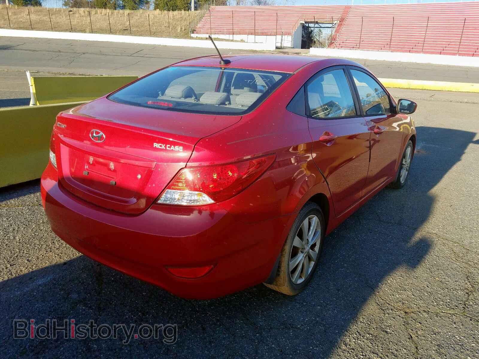 2012 HYUNDAI ACCENT - VIN: KMHCU4AE2CU181906 - Фото 4