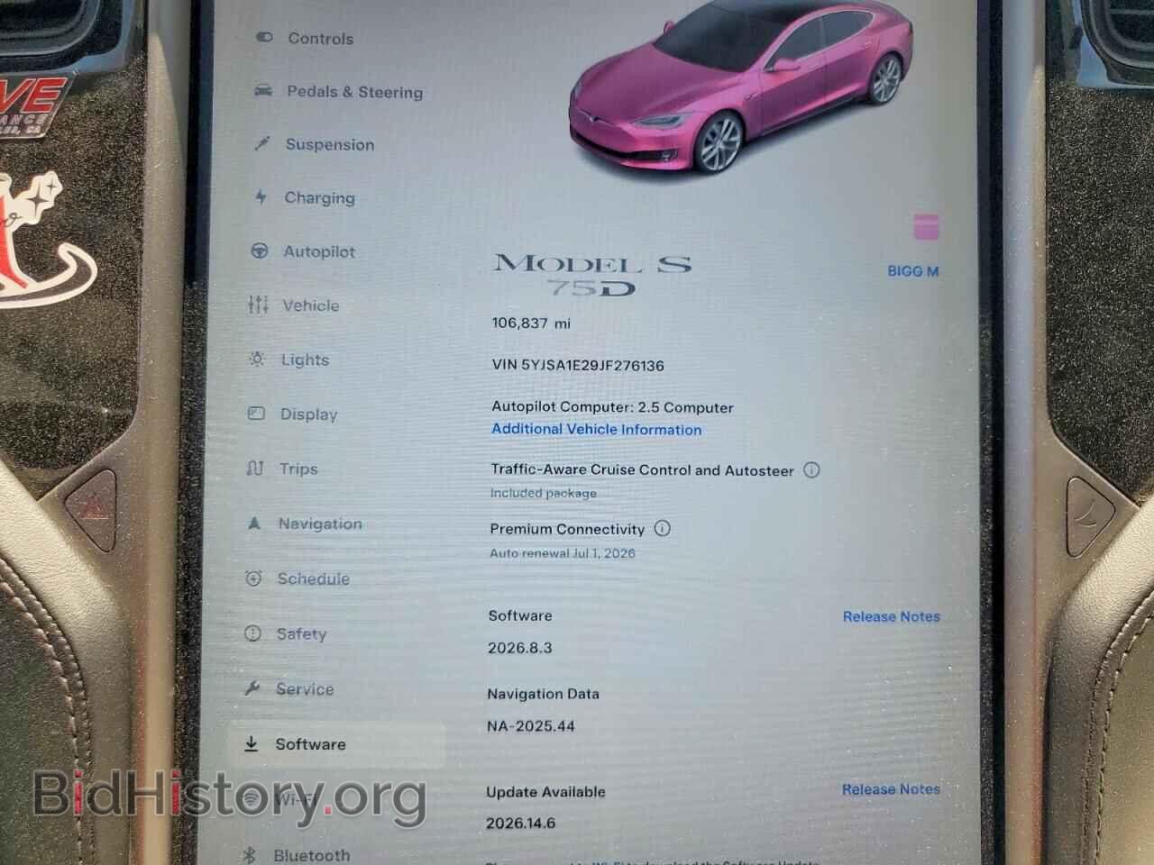 2018 TESLA MODEL S - VIN: 5YJSA1E29JF276136 - Фото 9