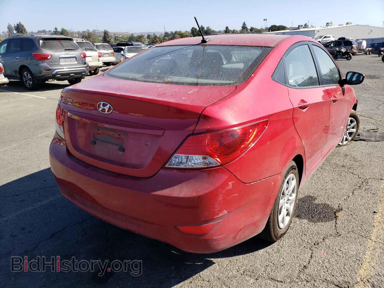 2013 HYUNDAI ACCENT - VIN: KMHCT4AE7DU520776 - Фото 4