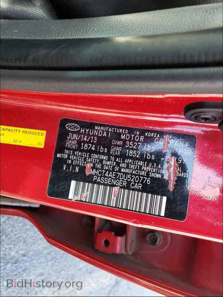 2013 HYUNDAI ACCENT - VIN: KMHCT4AE7DU520776 - Фото 10