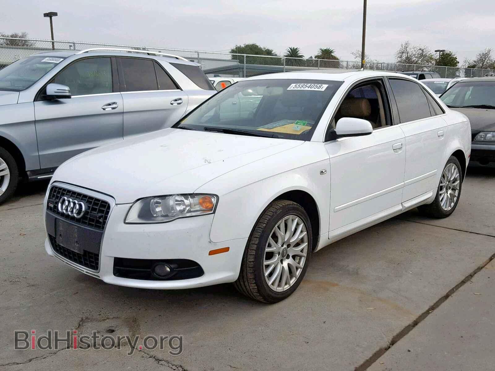 2008 AUDI A4 - VIN: WAUDF78E28A136027 - Фото 2