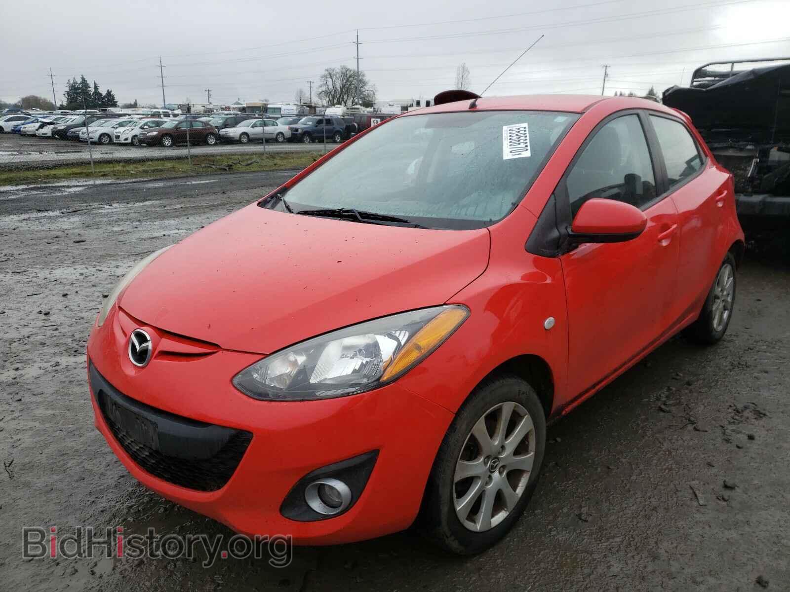 2013 MAZDA 2 - VIN: JM1DE1LZ6D0169268 - Фото 2
