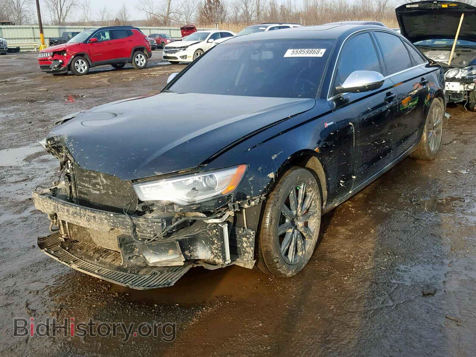 2012 AUDI A6 - VIN: WAUGGAFC0CN038589 - Фото 2
